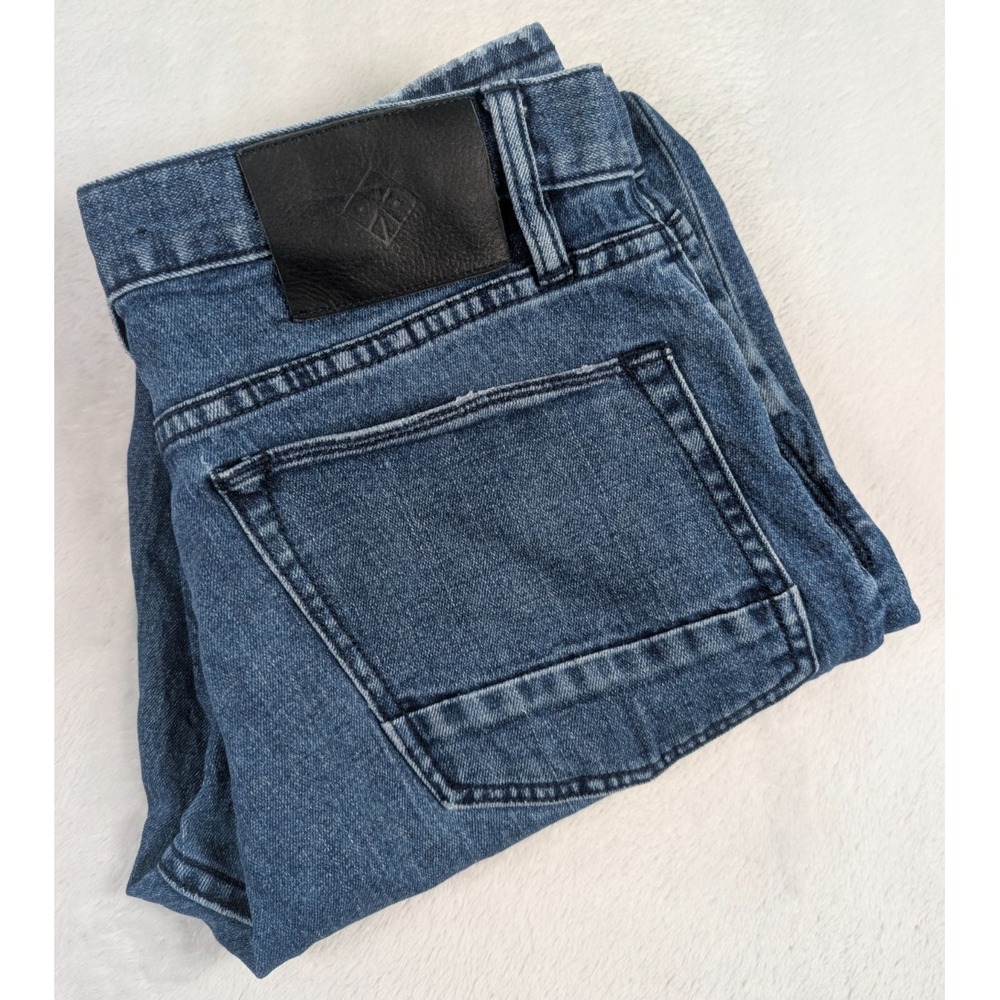 Roark Straight Fit‎ Jeans Mens sz 31 Med Blue Wash Denim